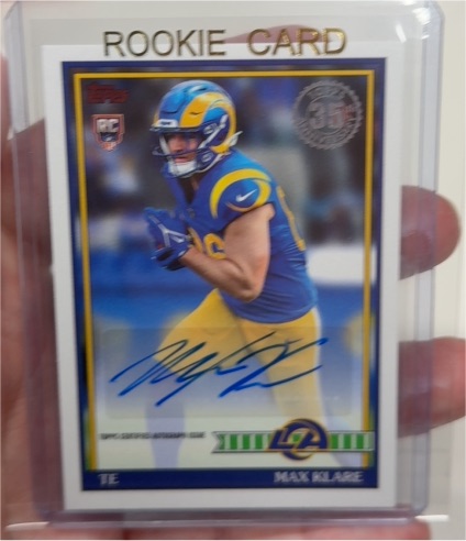 2026 Topps Flagship Football #91FRA-MK Max Klare — front