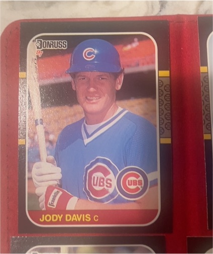 1987 Donruss Opening Day #72 Jody Davis — front