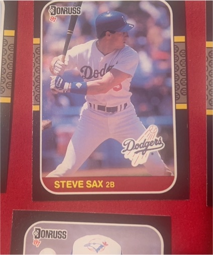 1987 Donruss #278 Steve Sax — front