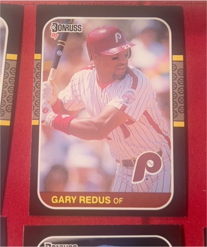 1987 Donruss #288 Gary Redus Philadelphia Phillies — front