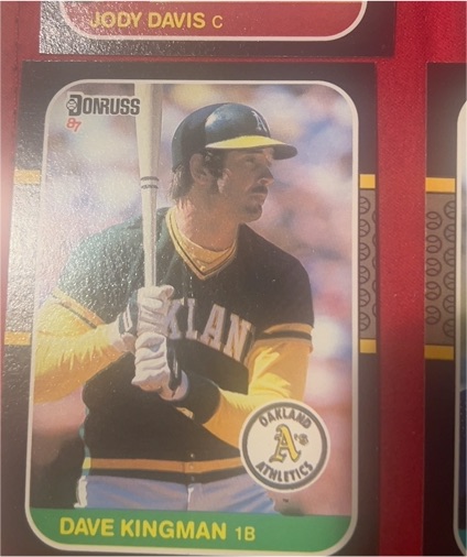 1987 Donruss #425 Dave Kingman — front