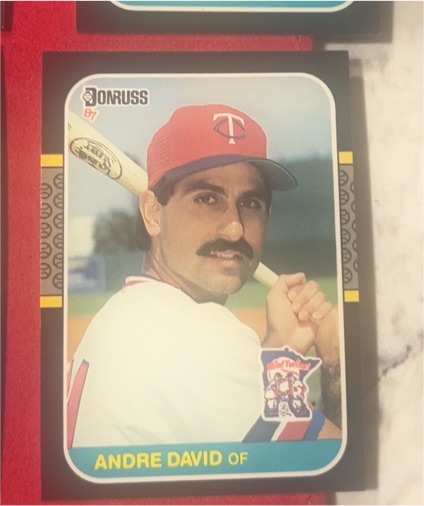 1987 Donruss #519 Andre David — front