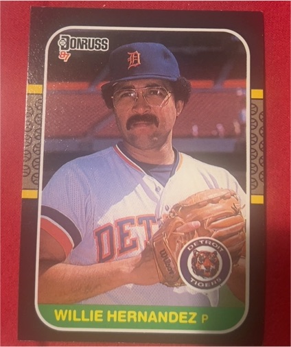 1987 Donruss #522 Willie Hernandez — front