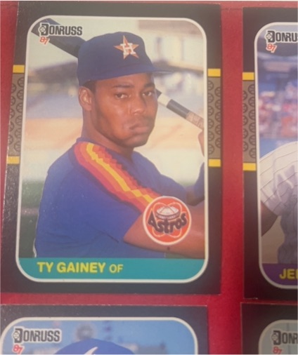 1987 Donruss #533 Ty Gainey Houston Astros — front