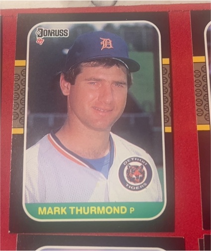 1987 Donruss #543 Mark Thurmond — front