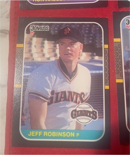1987 Donruss #559 Jeff Robinson — front