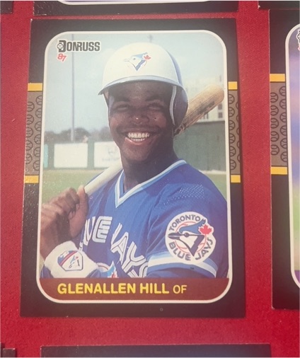 1987 Donruss #561 Glenallen Hill Rookie Toronto Blue Jays — front