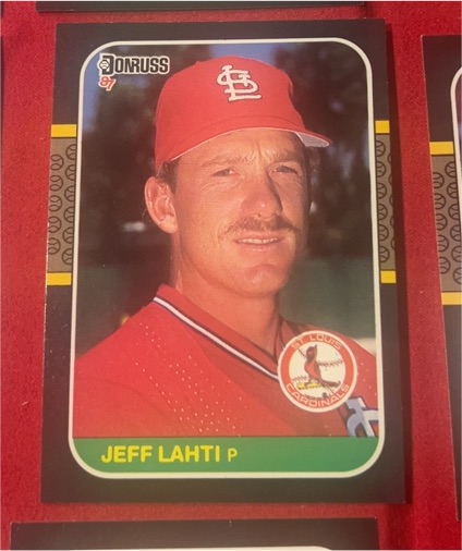 1987 Donruss #577 Jeff Lahti — front
