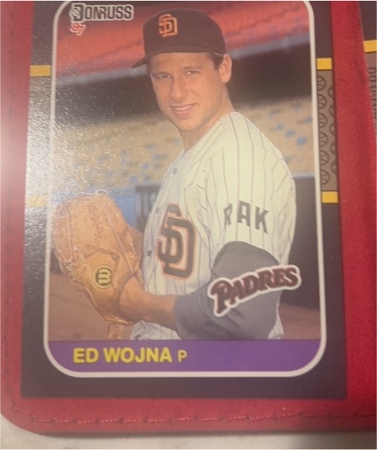 1987 Donruss #589 Ed Wojna — front