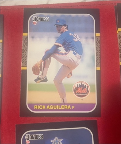 1987 Donruss #620 Rick Aguilera — front