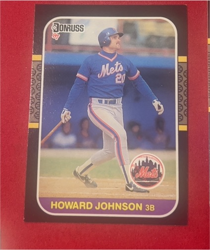 1987 Donruss #646 Howard Johnson — front