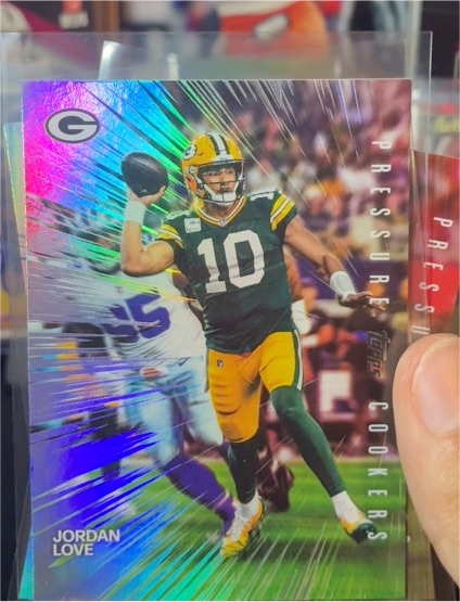 2026 Topps Flagship #PC-15 Jordan Love Pressure Cookers — front