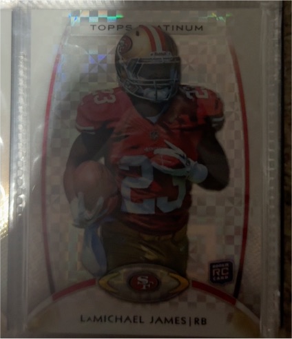 2012 Topps Platinum #112 LaMichael James — front