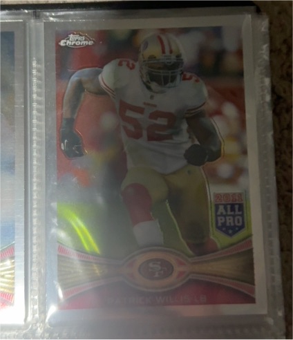 2012 Topps Chrome #80 Patrick Willis — front