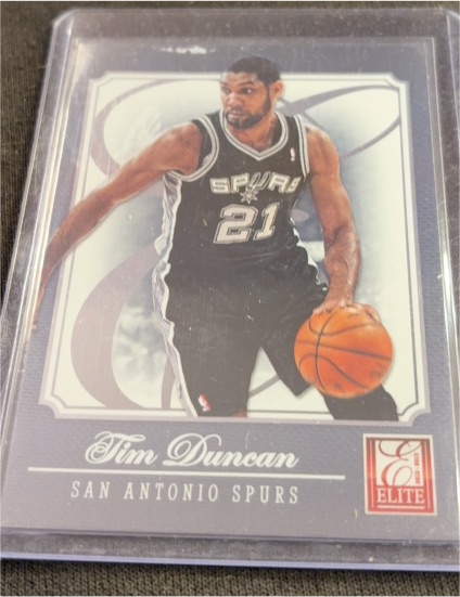 2012-13 Panini Elite #12 Tim Duncan — front
