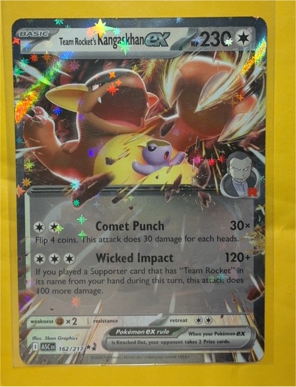 2026 Pokémon Ascended Heroes #162 Team Rocket's Kangaskhan ex — front