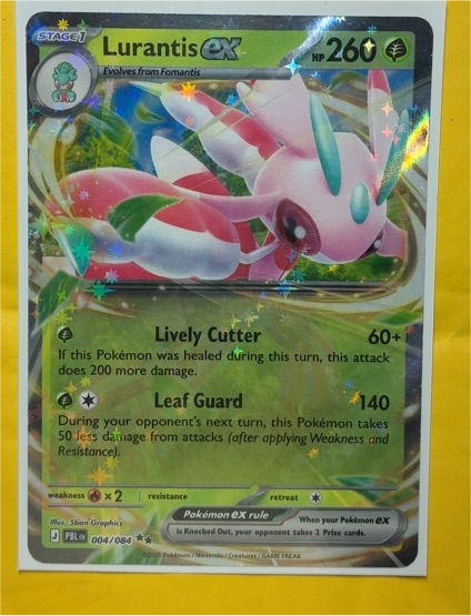 2016 Nintendo Pokémon TCG Lurantis EX #004/084 — front