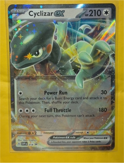 2023 Pokémon #018 Cyclizar ex — front