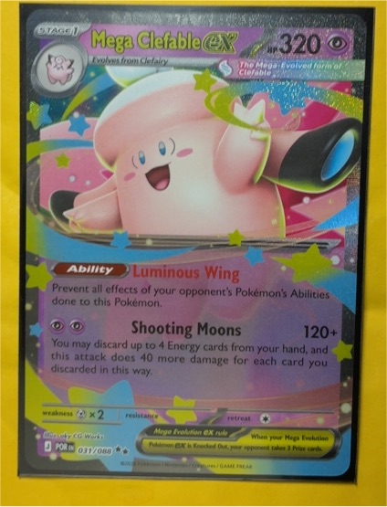2026 The Pokémon Company Perfect Order #031 Mega Clefable ex — front