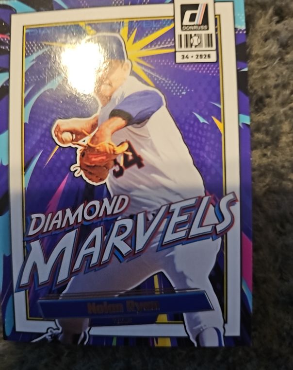 2026 Panini Donruss #2 Nolan Ryan Diamond Marvels — front