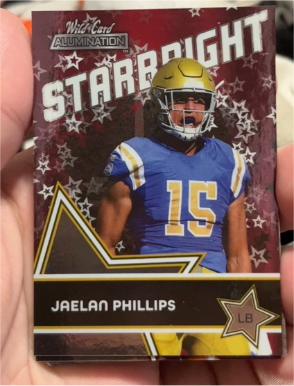 2021 Wild Card Alumination #SB-28 Jaelan Phillips — front