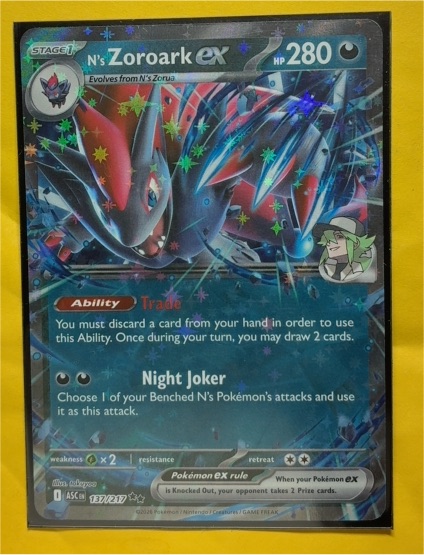 2025 Pokémon N's Zoroark ex #137 — front