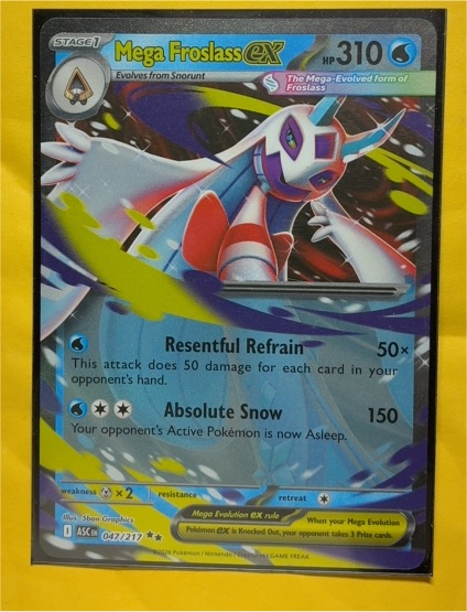 2026 Pokémon Ascended Heroes #047 Mega Froslass EX — front
