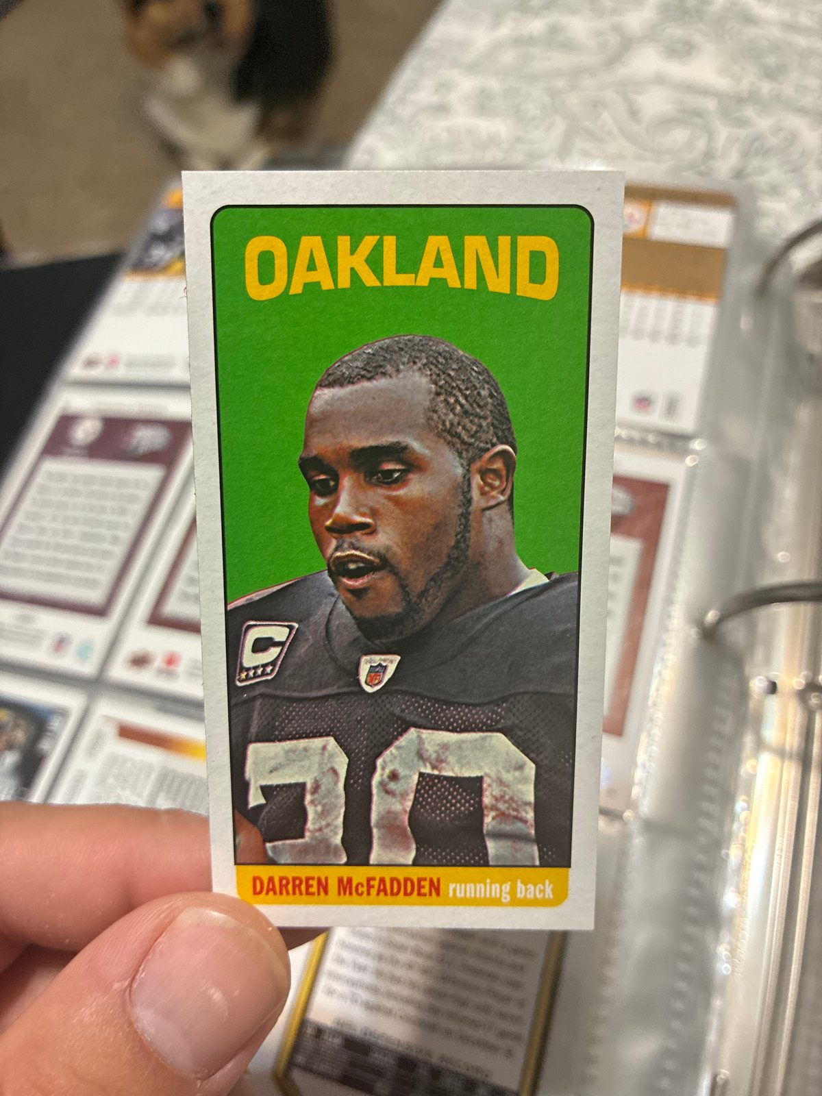 2012 Topps 1965 Mini #114 Darren McFadden — front