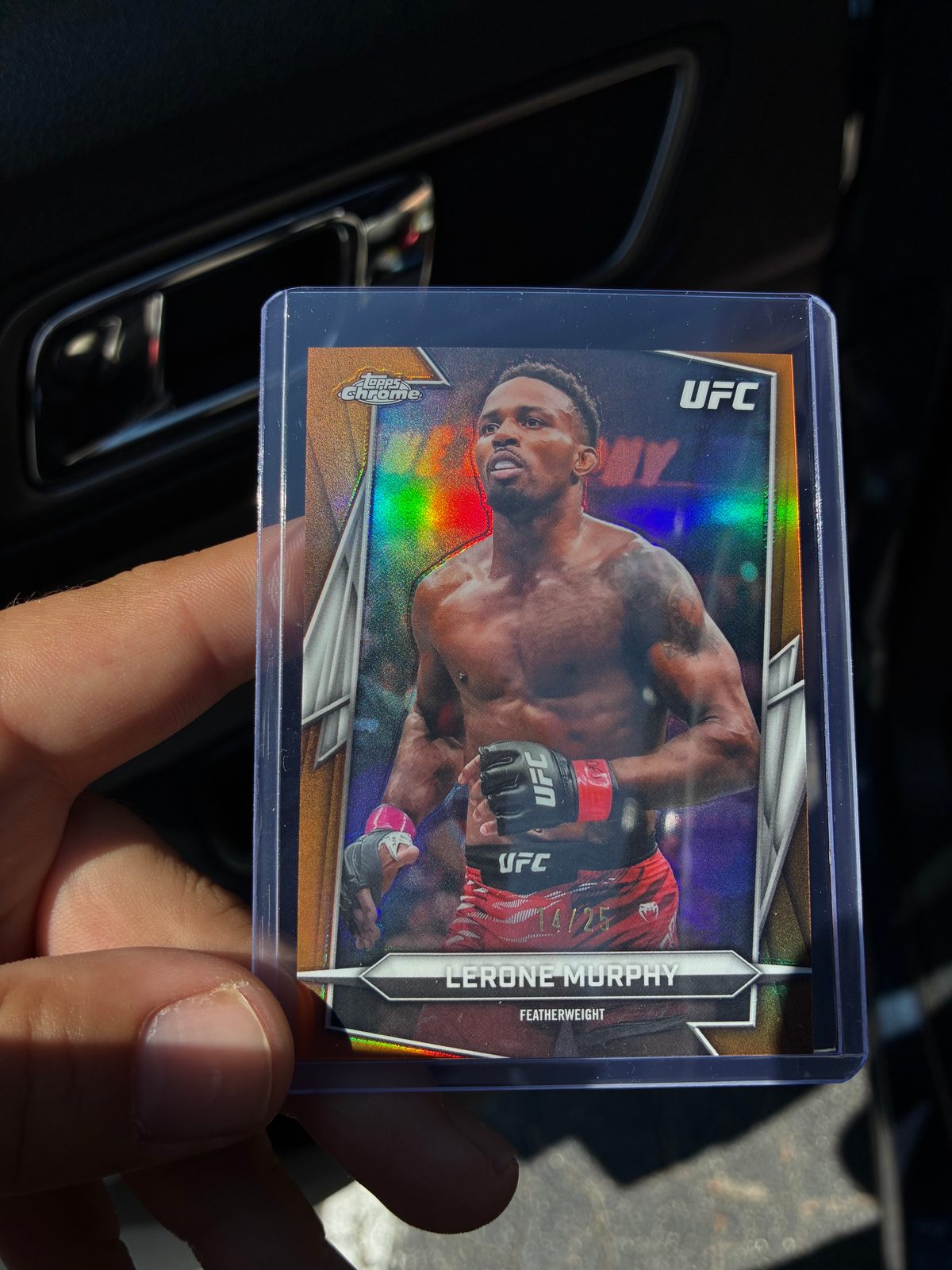 2026 Topps Chrome UFC #190 Lerone Murphy — front