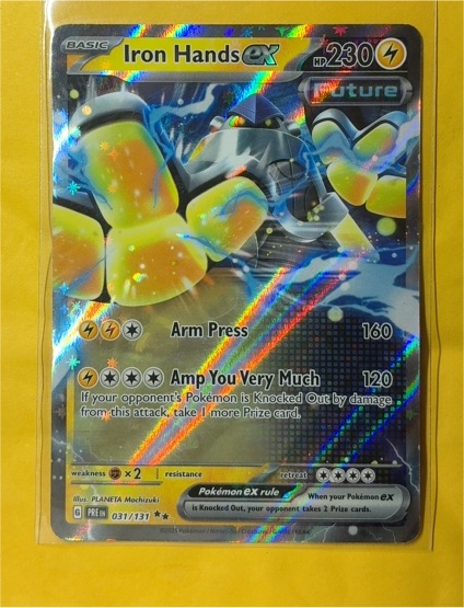 2023 Pokémon Iron Hands ex 031/131 — front