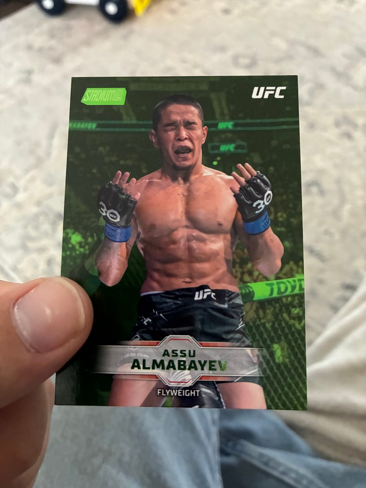 2026 Topps Stadium Club UFC #127 Assu Almabayev — front