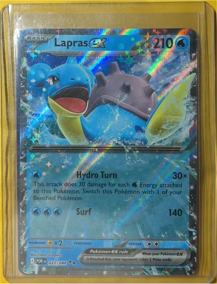 2022 Pokémon GO #022 Lapras ex — front