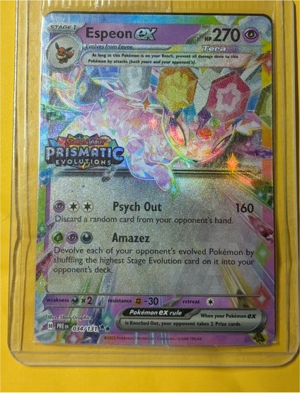 2025 Pokémon #034 Espeon ex — front
