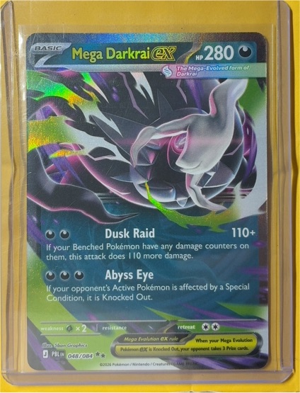 2026 Nintendo Mega Darkrai EX 048/084 — front