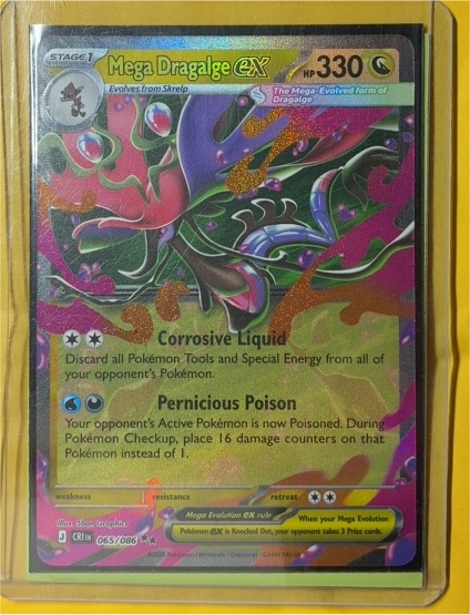 2014 Pokemon Mega Dragalge ex #065 — front