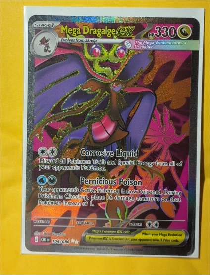 2015 Pokémon TCG Mega Dragalge EX 104/086 — front