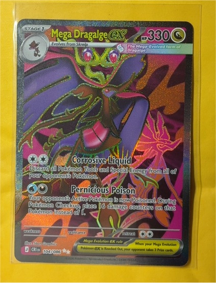 2026 Pokémon TCG Mega Dragalge EX #104/086 — front