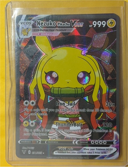 2023 Nintendo Nezuko Pikachu VCOS #031 — front