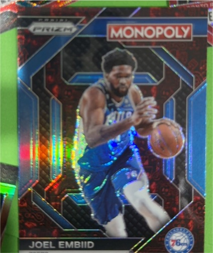 2023-24 Panini Prizm Monopoly #PS7 Joel Embiid — front