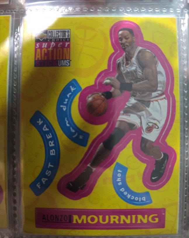 1996-97 Upper Deck Collector's Choice #S14 Alonzo Mourning — front