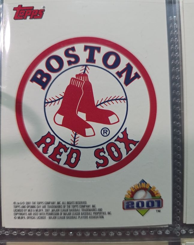 2001 Topps Opening Day #NNO Boston Red Sox — front