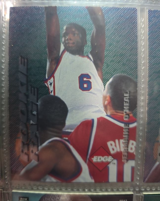 1996 Collector's Edge Rookie Rage #34 Jermaine O'Neal — front