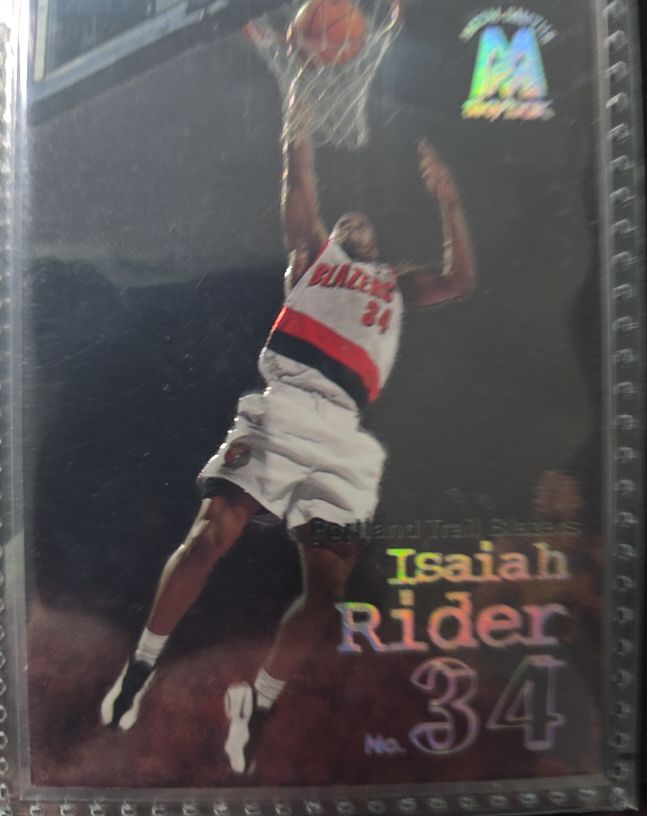 1994 Mosaic #34 Isaiah Rider — front