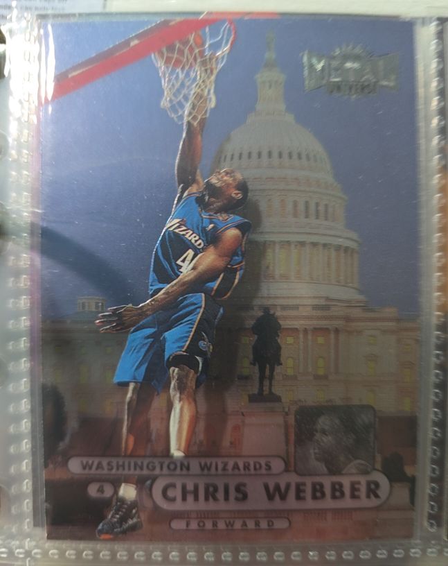 1997-98 Skybox Metal Universe #37 Chris Webber — front