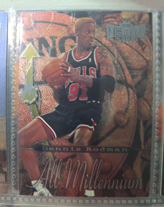 1997-98 Metal Universe #11 Dennis Rodman All Millennium — front