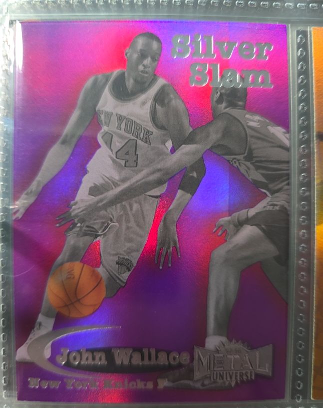 1997-98 Metal Universe Silver Slam #8SS John Wallace — front
