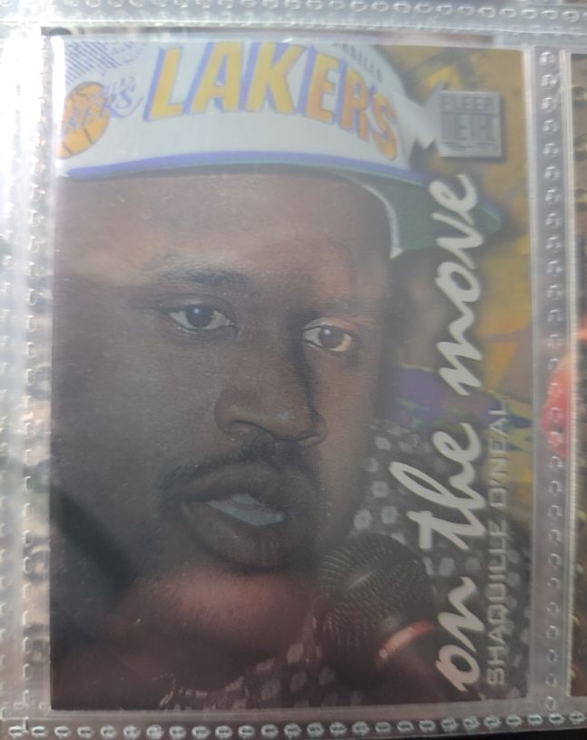 1996-97 Fleer Metal #119 Shaquille O'Neal On the Move — front
