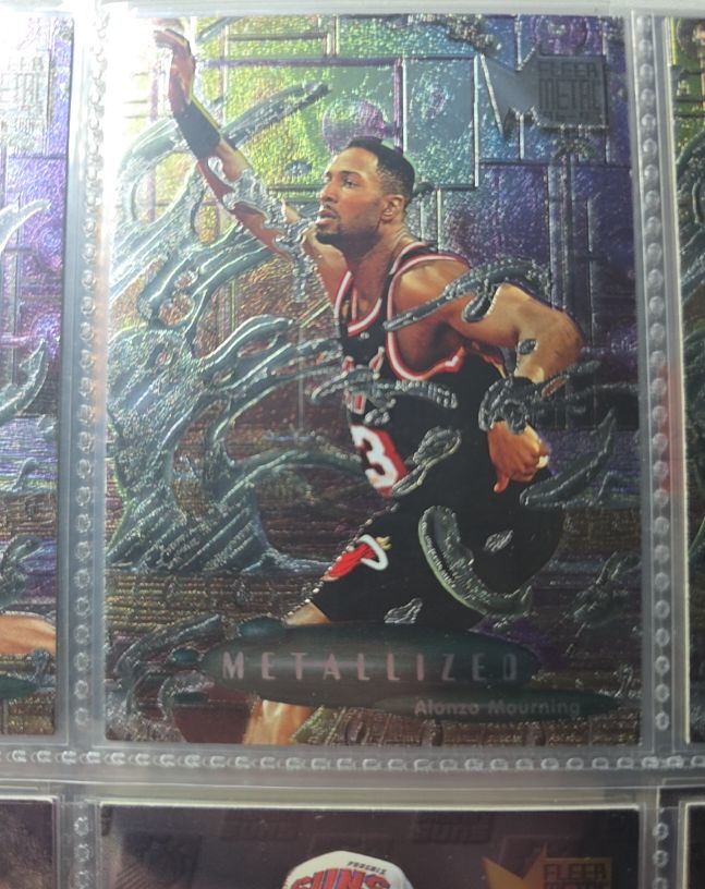 1996-97 Fleer Metal #226 Alonzo Mourning — front
