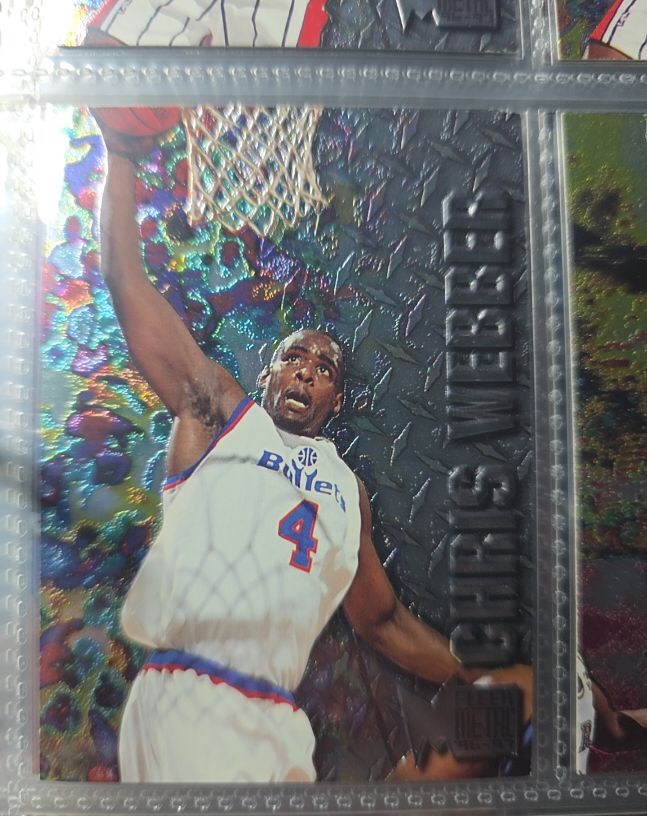 1996-97 Fleer Metal #108 Chris Webber — front