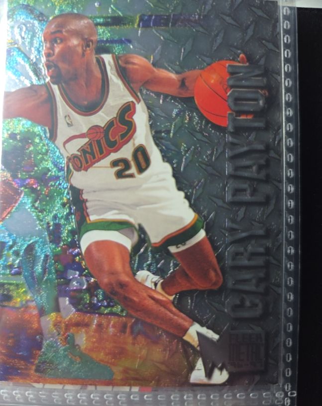 1996-97 Fleer Metal #94 Gary Payton — front